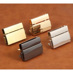 Zapięcie do torebki torby metalowe, prostokątne, eleganckie.